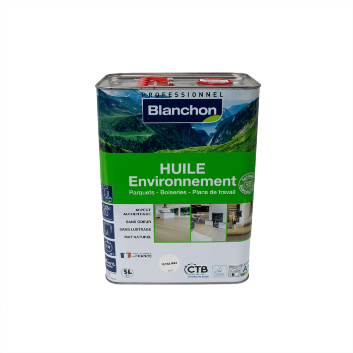 Huile Environnement Biosourcée bidon 5 litres Ultra Mat