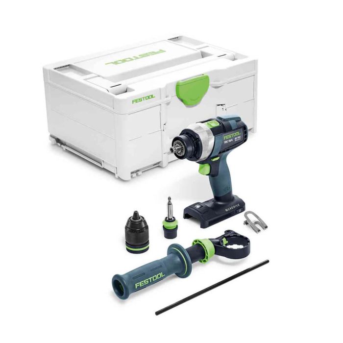 Perceuse-visseuse sans fil TDC 18/4 I-Basic Quadrive Festool