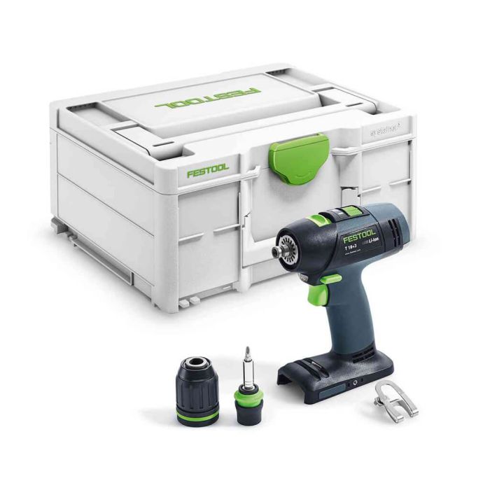 Perceuse-visseuse sans fil T 18+3 -Basic Festool