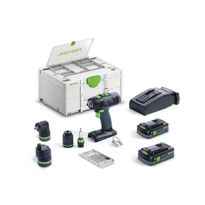 Perceuse-visseuse T18+3 HPC4.0I-Set Festool