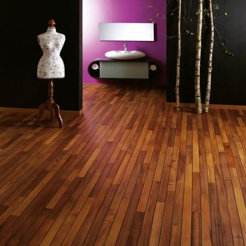 Parquet Navylam+ iroko 86 x 11 mm pré-huilé